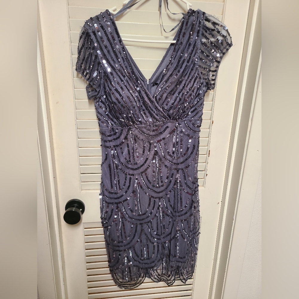 Marina Sequin Cocktail Dress